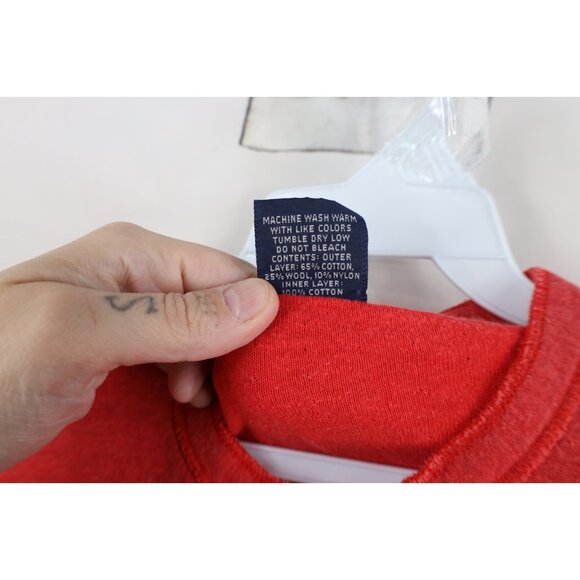 Vtg 70s Streetwear Mens Small Wool Blend Double Wall Thermal Knit T-Shirt USA - Picture 6 of 14